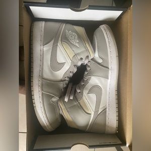 college grey Jordan one mid